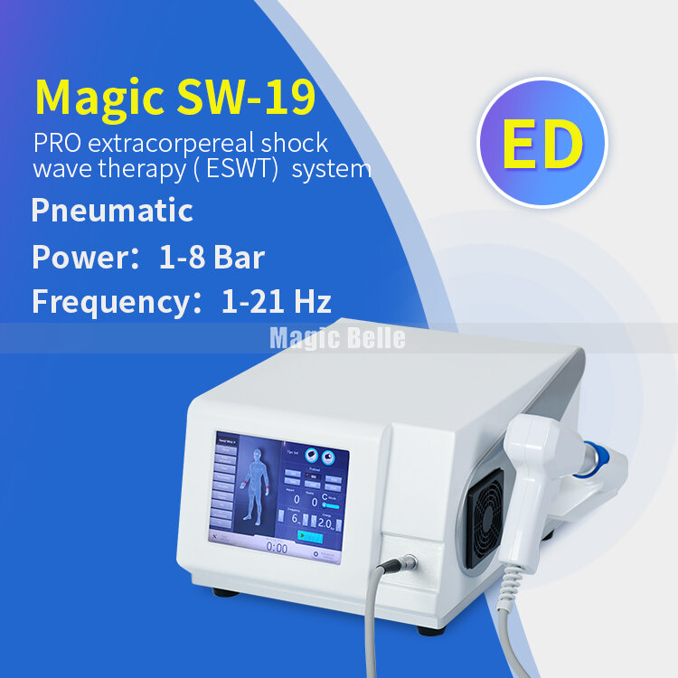 Upgraded Shock Wave/shockwave Therapy Machine Contains 9 Interchangeable Heads for ED Treatment