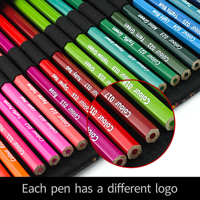 Lápiz de colores Happy tree, lápices profesionales para dibujar, material escolar, 72 colores