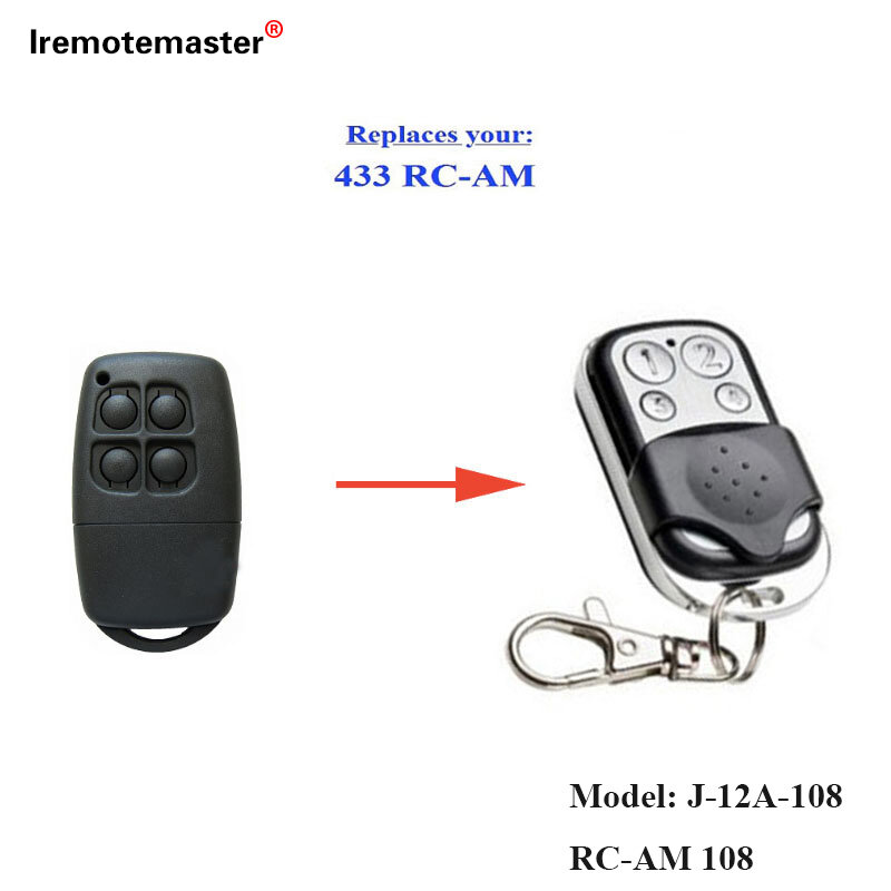 For 433 RC-AM, Mini 433 RC-AM 433.92MHz Garage Door Opener Remote Control