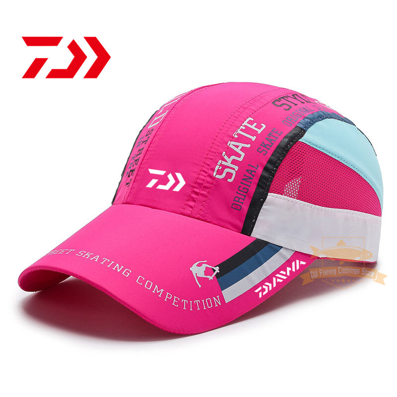 DAIWA – chapeau de soleil en maille à séchage rapide pour Sports de plein air, casquette de Baseball, équitation, Protection solaire, respirant, pêche