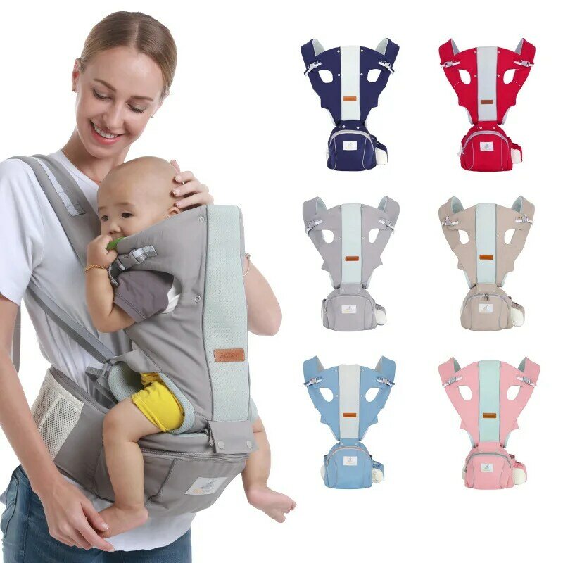 Ergonomische Baby Träger Infant Kid Baby Hipseat Sling Vorne Känguru Baby Wrap Träger für Baby Reise Aktivität Getriebe