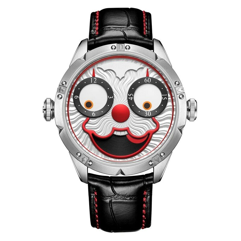 Top brand luxury  automatic watch men mechanical diesel clock  men's watches expensive joker diver watch leather reloj male