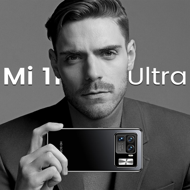5G Mi11 Ultra globalna wersja MTK6889 6800mAh najnowszy 6.7 cal 16GB 512GB telefon komórkowy 10 rdzeń telefon 4G Smartphone LTE sieci
