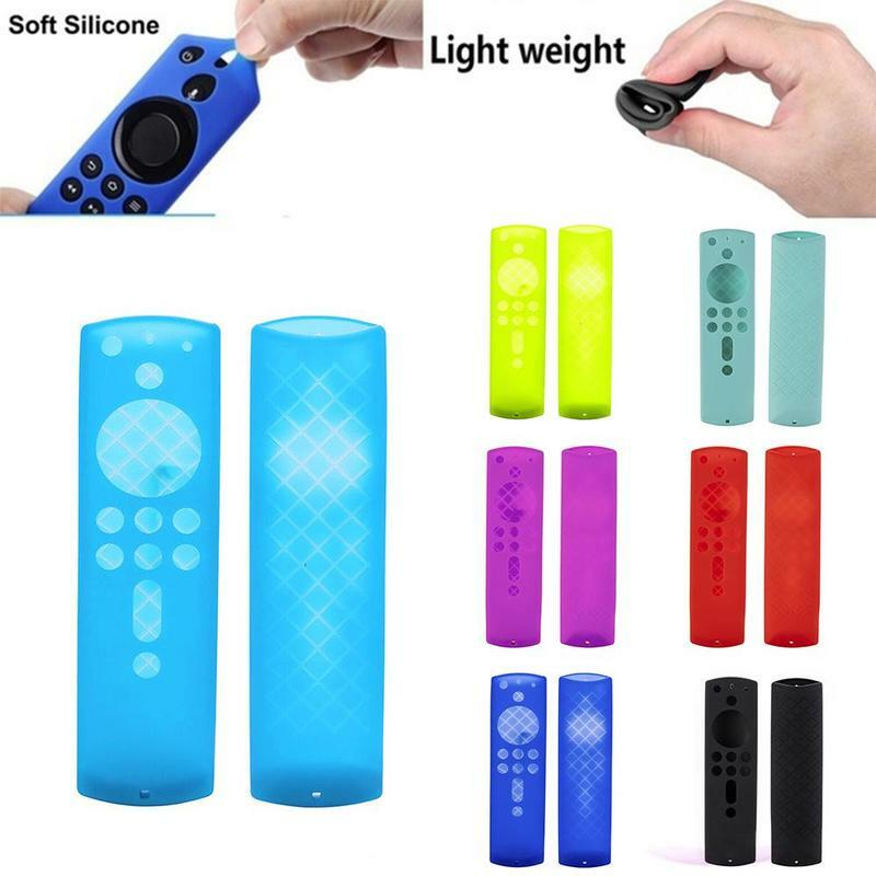 1PC Protective Case 5.9 Inch Cover Silicone Sleeve Shockproof Anti-Slip Replacement for Amazon Fire TV Stick 4K Remote Control