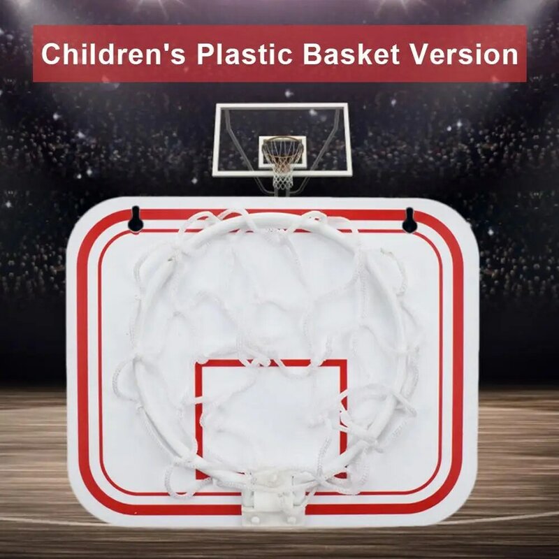 Mini cerceau de basket-Ball intérieur en plastique sur porte montage mural enfants Sports avec balle pour une installation facile avec support de porte