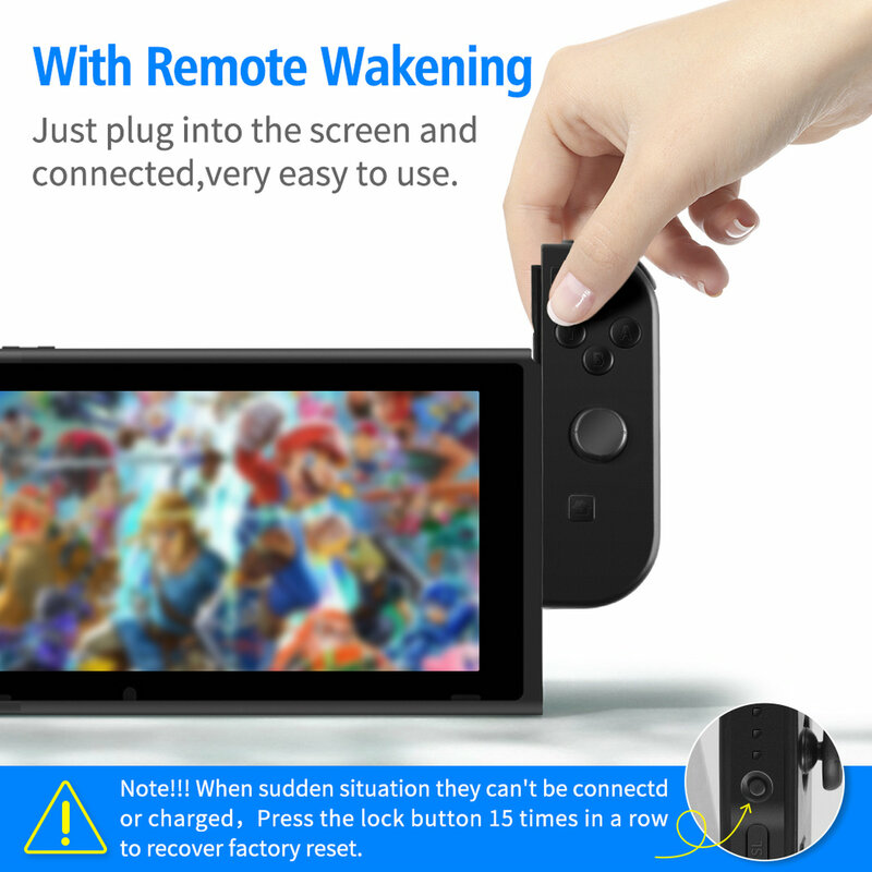 Bluetooth Gamepad For Nintendo Switch Joy-Con (L/R) Controller for Switch Wireless Joysticks Strap