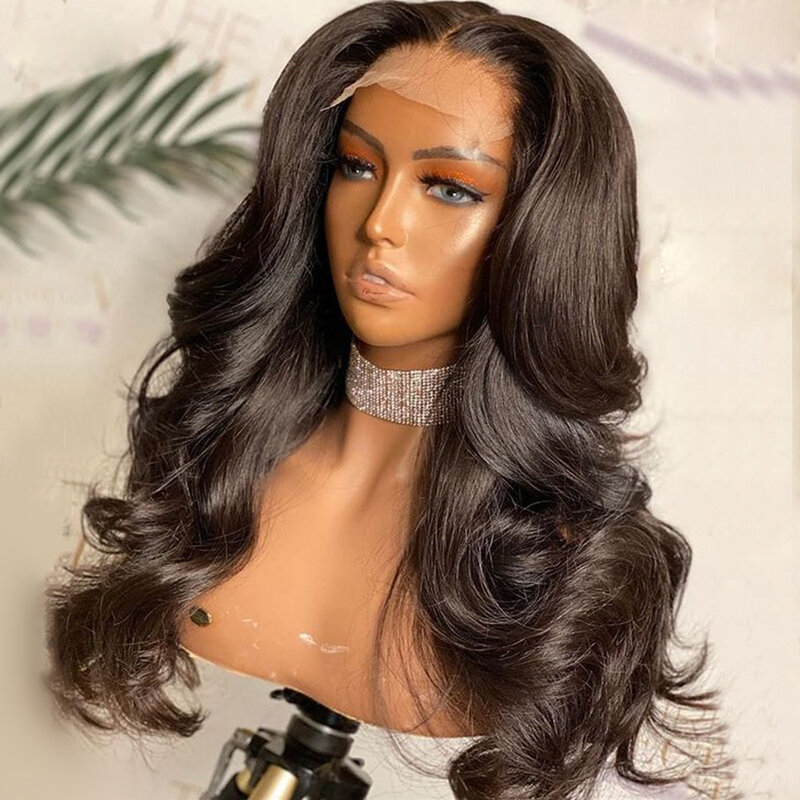 Body Wave Wig 13X6 Lace Front Wig With Baby Hair Middle Part Lace Front Human Hair Wigs With Natural Hairline Brazilian Hair
