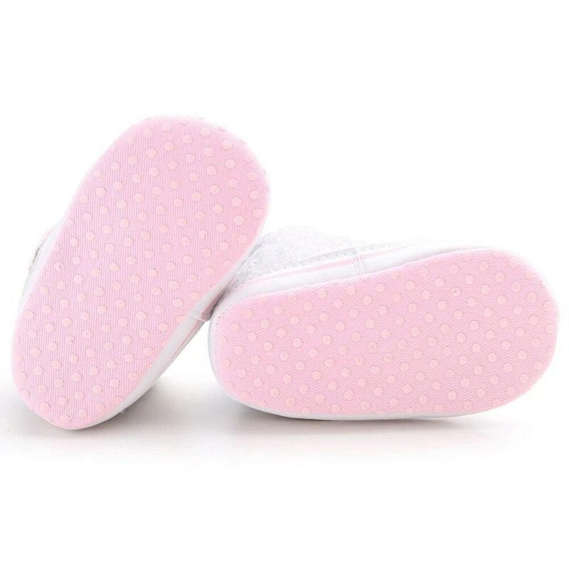 Weixinbuy-Zapatillas con cordones de tul para primeros pasos para niña, zapatos de cuna de 0 a 18M, antideslizantes, tobillo alto, informales