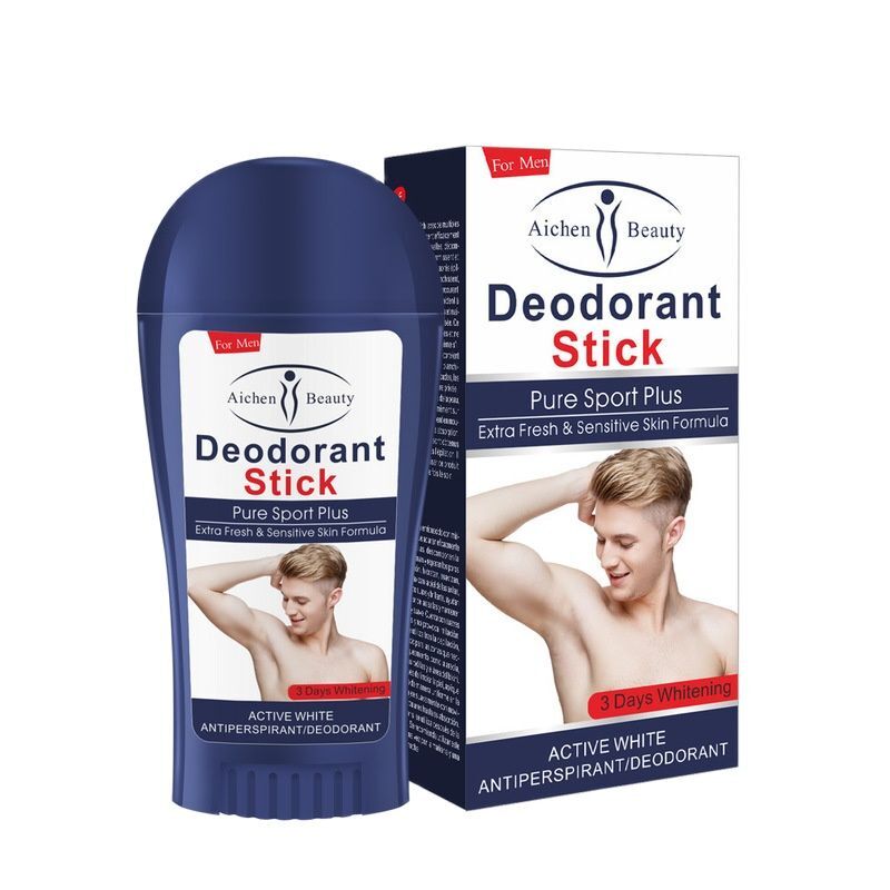 Aichun-varilla desodorante antitranspirante para hombres, eliminador de olor corporal para axilas, 50ml