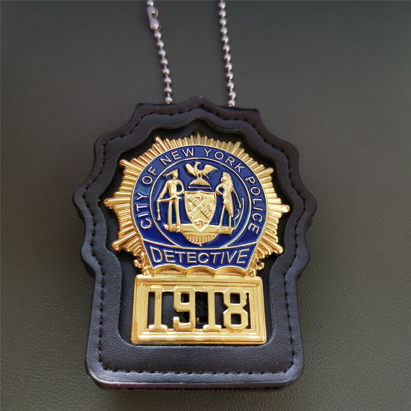 Insignia de Policía de Nueva YORK, colección de accesorios, serie 1918, 1:1