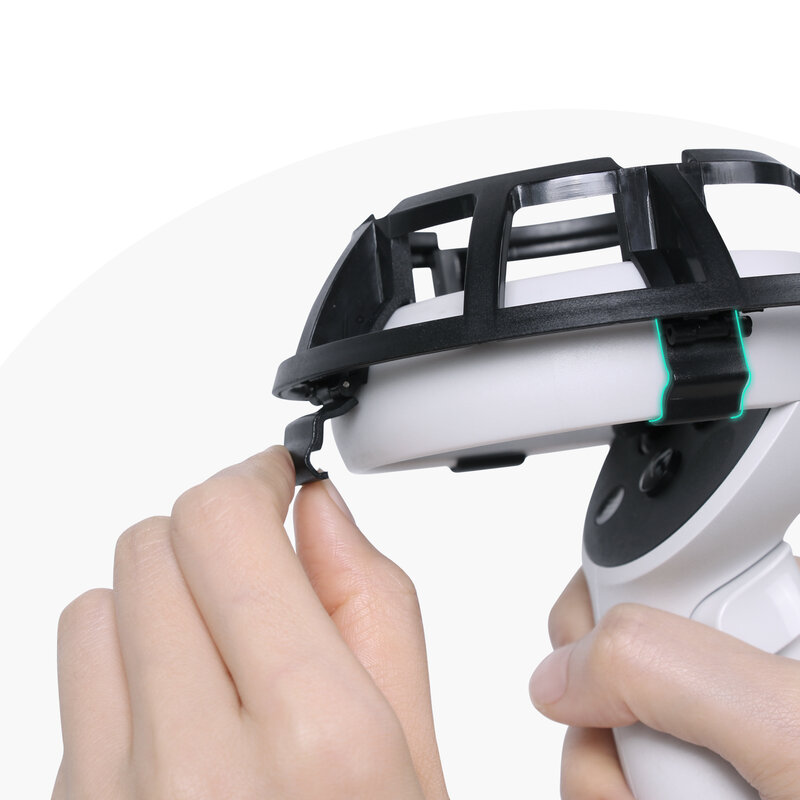 Кольцо для защиты от столкновений для Oculus Quest 2 VR, защитное кольцо для сенсорного контроллера, защитное кольцо для контроллера Oculus Quest 2, аксес...