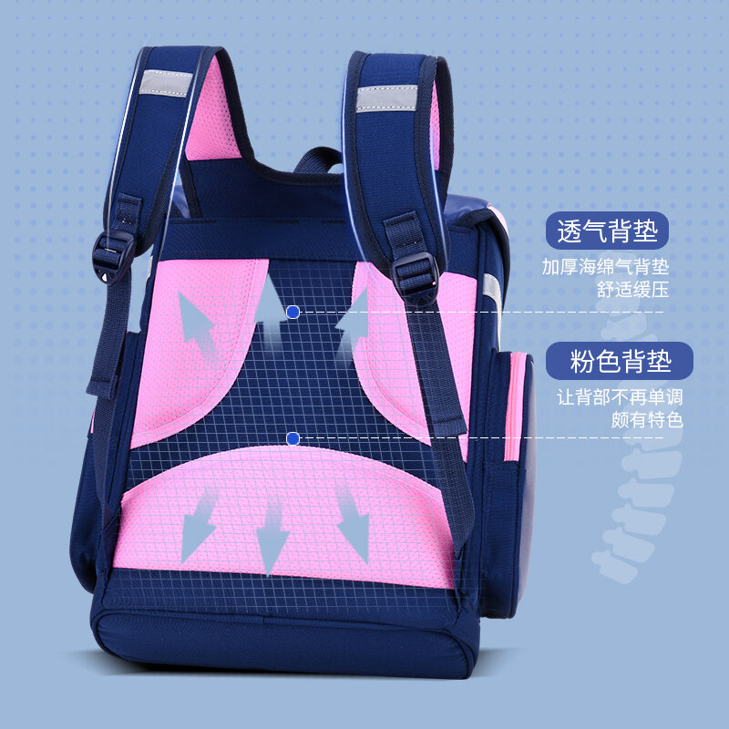 Водонепроницаемый детский Большой ортопедический школьный рюкзак из искусственной кожи для девочек, школьные ранцы для мальчиков
