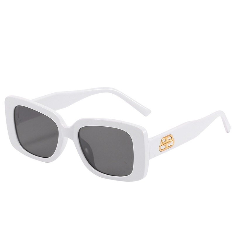 LONSY moda lato mały prostokąt okulary kobiety 2021 luksusowy gatunku projektanta UV400 kwadratowe odcienie kobiet