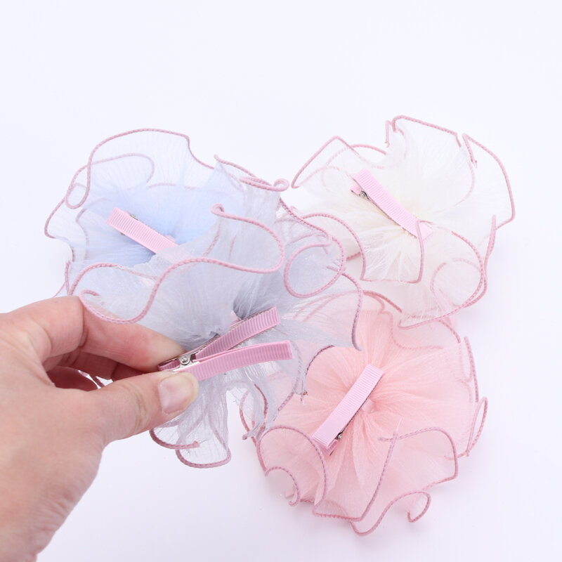 1Piece New Pleated Gauze Headbands & Girls Hair Clips Top Quality Elastic Hair Bands Fashion Hairpins  Hair Accessories