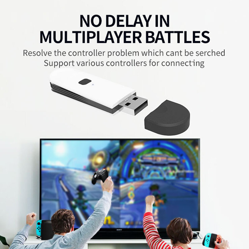 PS5 Gamepad Wireless Bluetooth Adapter Host Spiel Griff Multi-plattform USB Verdrahtete Konverter Für PS3/PS4/PS5/PC/Schalter Zubehör