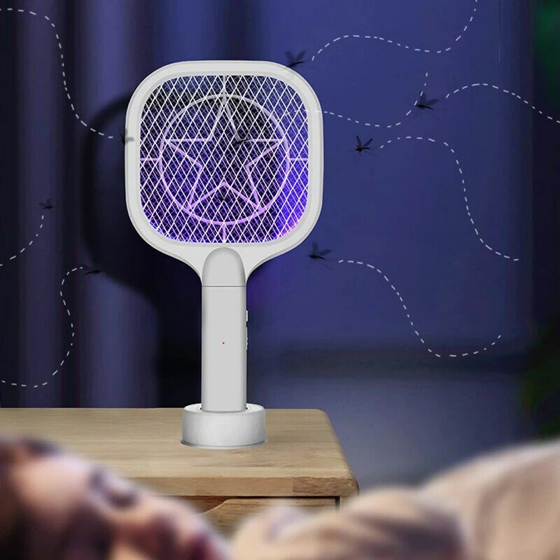Мини-ловушка для комаров, электрическая ловушка для комаров, бытовая 2 в 1 USB-ловушка для комаров с электрическим током, ловушка для комаров