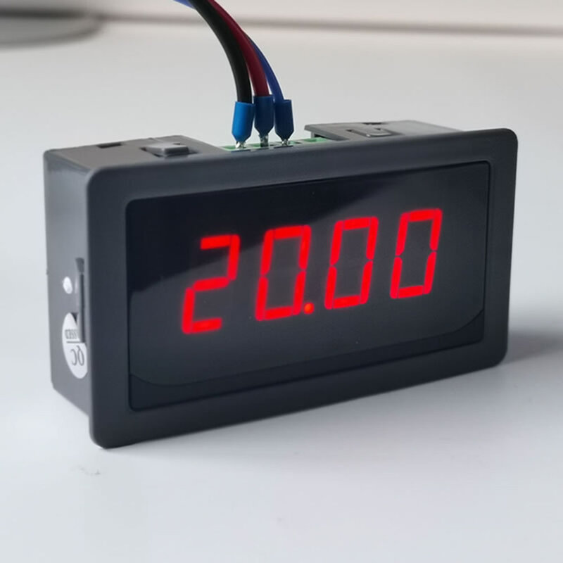 Taidacent-voltímetro con pantalla de 0,56 pulgadas, voltímetro de 4 dígitos, positivo y negativo, 50V, medida de retroalimentación de entrada, medidor de pantalla de CC