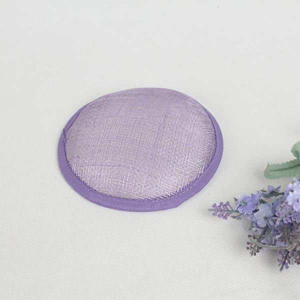 Sinamay – chapeau rond pour femmes, couleur unie, accessoires de bricolage pour femmes