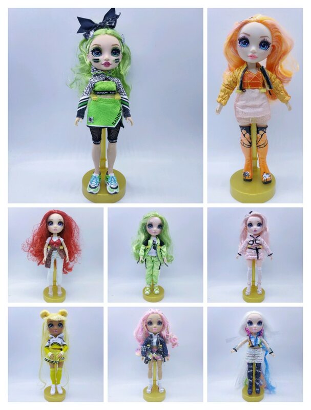 Nieuwe Slem Poopsie Grote Zus Limited Edition Verrassing Regenboog High School Fashion Haar Pop Bella Pop Serie 11 Inch Puppets