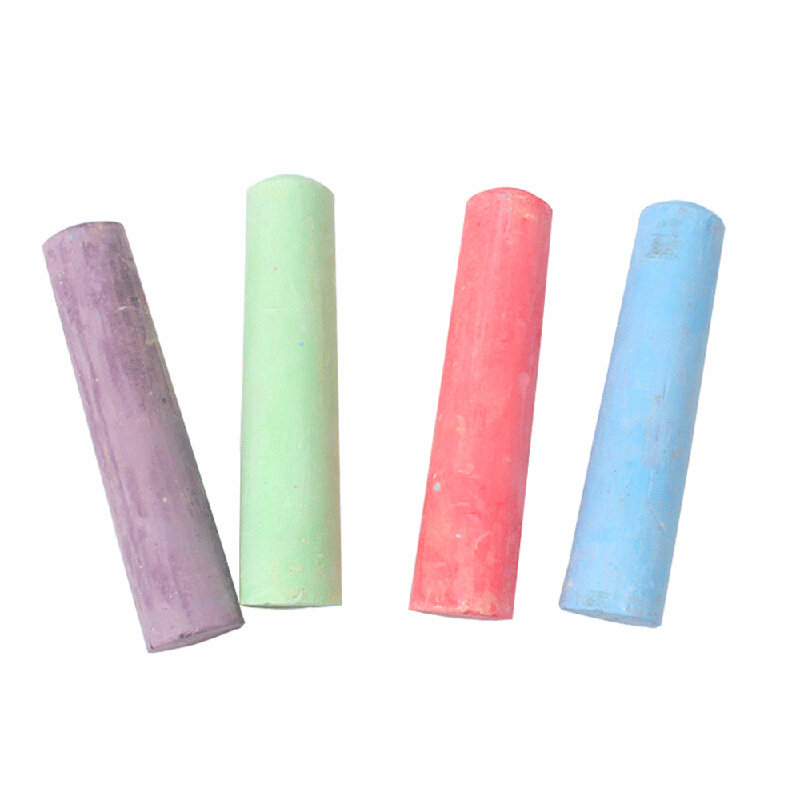 6/12pcs สีผสม Dustless Chalk Sticks Pack น้ำสนามเด็กเล่นโรงเรียนศิลปะการเรียนรู้อุปกรณ์สำนักงานภาพวาด stick