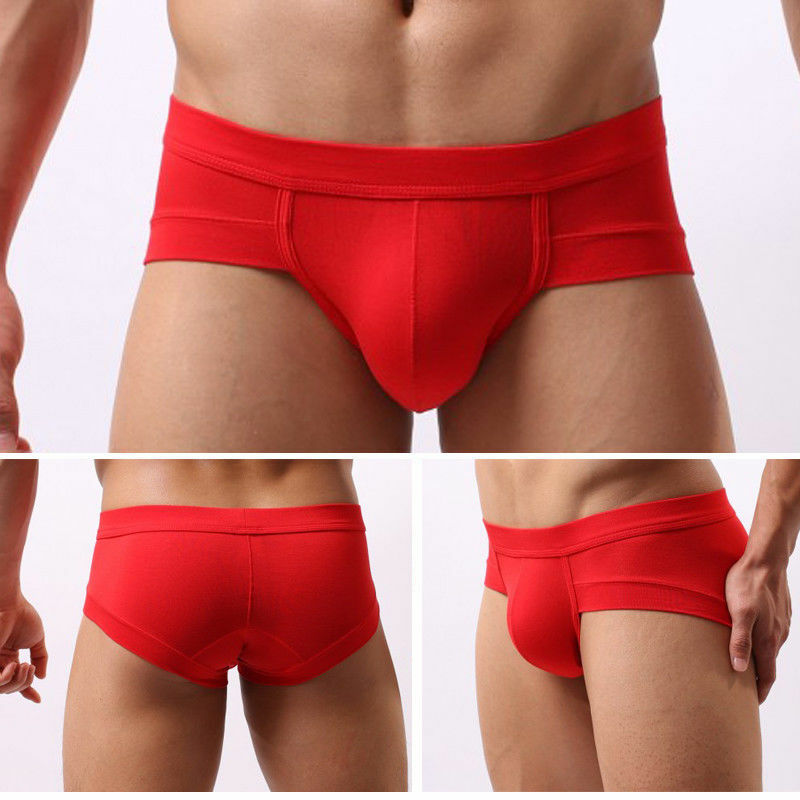 Sommer Mode Herren Nahtlose Niedrigen Taille Briefs Kurze Hosen Thongs Unterwäsche Einfache Und Bequeme Unterhose