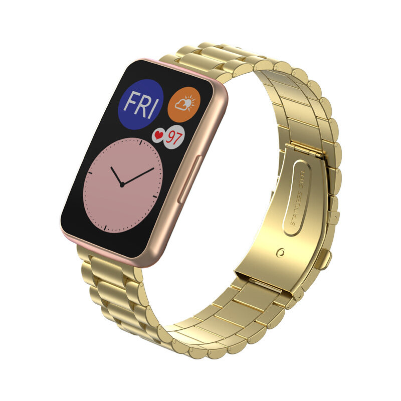 2020 Edelstahl Metall Uhr Band Für Huawei Uhr Fit Strap Armband Für Huawei Fit Smart Uhr Band Smart Zubehör