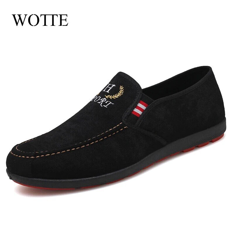 Wotte新男性カジュアルシューズスニーカーメンズ夏の運転の靴ローファー透湿性靴靴男性のための39スニーカー