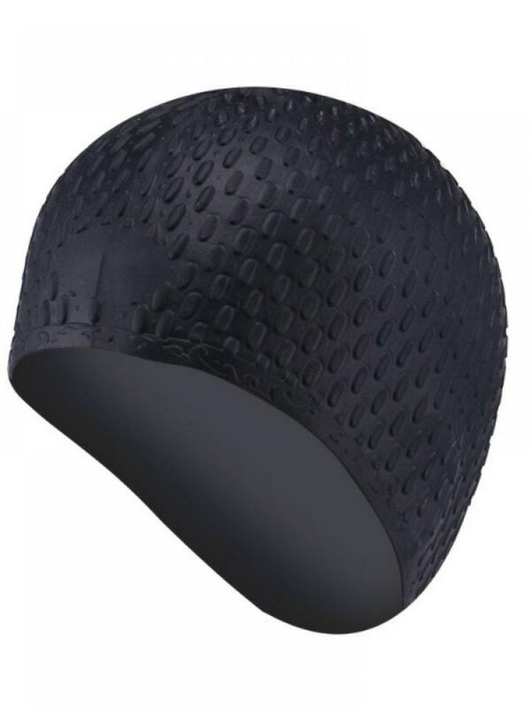 Bonnet de bain en Silicone pour hommes et femmes, Design ergonomique 3D, avec oreillettes, étanche, pour adultes, 1 paquet