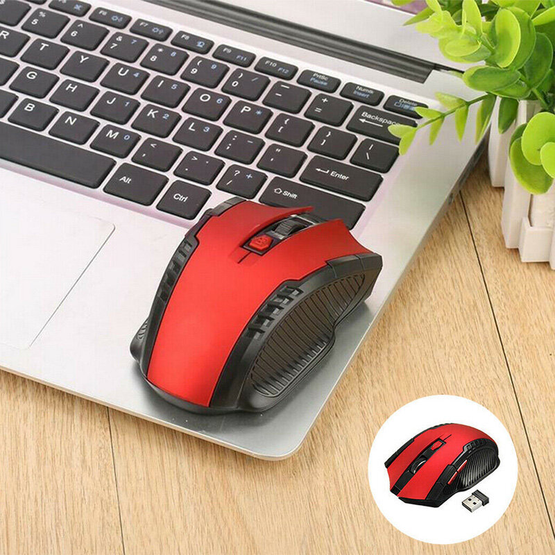 Drahtlose Maus Gamer 2,4 GHz Übertragung Mini Empfänger 6 Schlüssel Professionelle Computer Maus Gamer Mäuse