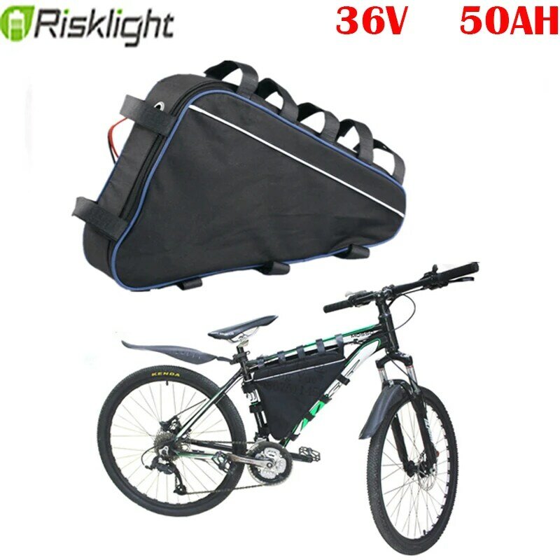 36V 50Ah triangle E-bike battery 36 Volts Lithium ion battery  batteria bici vae velo electrique bateria 36v bicicleta electric