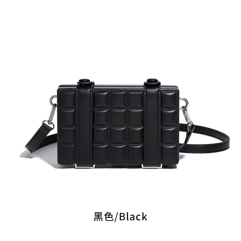 Borsa uomo 2021 new fashion brand all-match messenger Bag borsa a tracolla semplice lattice piccola borsa quadrata borsa da uomo leggera di lusso