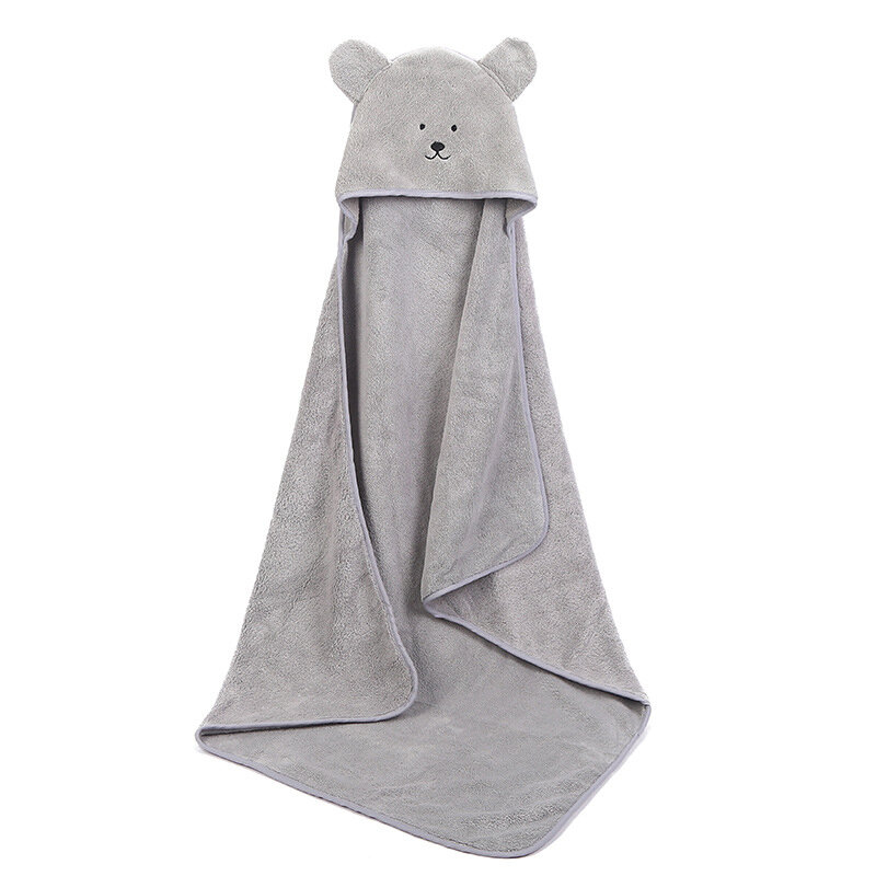 Детское Пончо банное полотенце Bebe Toalla бархатное 90*90 см флисовое полотенце с капюшоном для младенцев одеяло для новорожденных Детское полот...