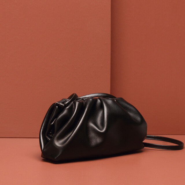 Bolso de mano de tipo sobre para mujer, bolsa Diagonal de nube grande, de diseñador, a la moda, único