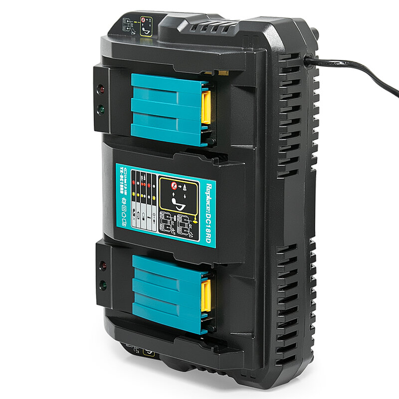 Abeden двойное зарядное устройство для Makita 3.5A ток зарядки 14,4 В 18 В BL1830 BL1815 Bl1430 BL1420 DC18RC DC18RD электроинструмент