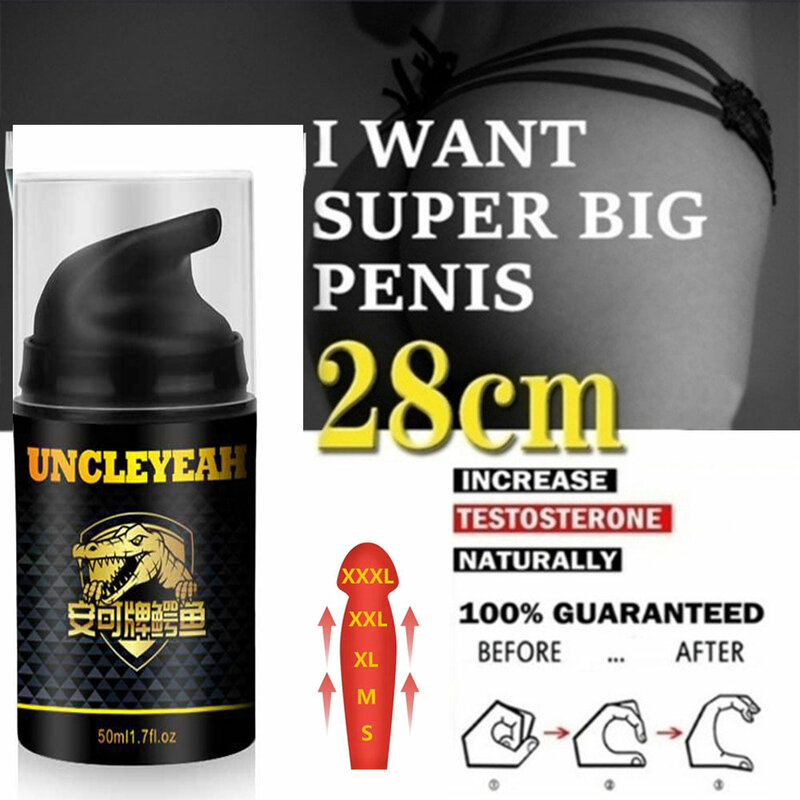 Crocodile Big Dick Penis Enlargement Cream Original Size Delayed Premature Ejaculation Long Lasting Erection Thicken Sex