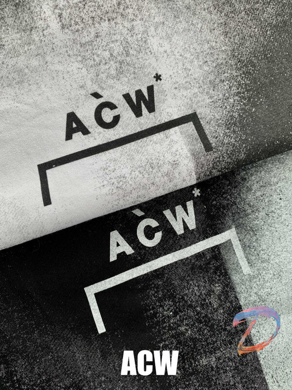 A-COLD-WALL تي شيرت عالية الجودة القطن التدرج نمط قصيرة الأكمام ACW المعتاد الرجال المرأة بلايز فضفاضة عادية