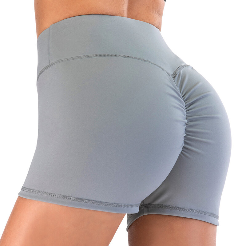 Mujer Fitness Yoga pantalones cortos de gimnasio de entrenamiento Scrunch culata pantalones cortos de alta elástico pantalones cortos de deporte, zapatillas de deporte caliente pantalones cortos de verano