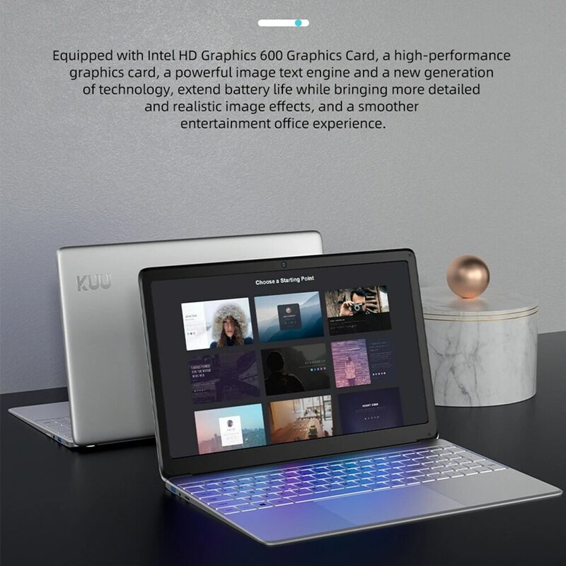 Kuu a8s pro 15.6 polegadas portátil 8gb ddr4 ram 256gb ssd notebook intel n4125 quad core com 200w webcam bluetooth wifi