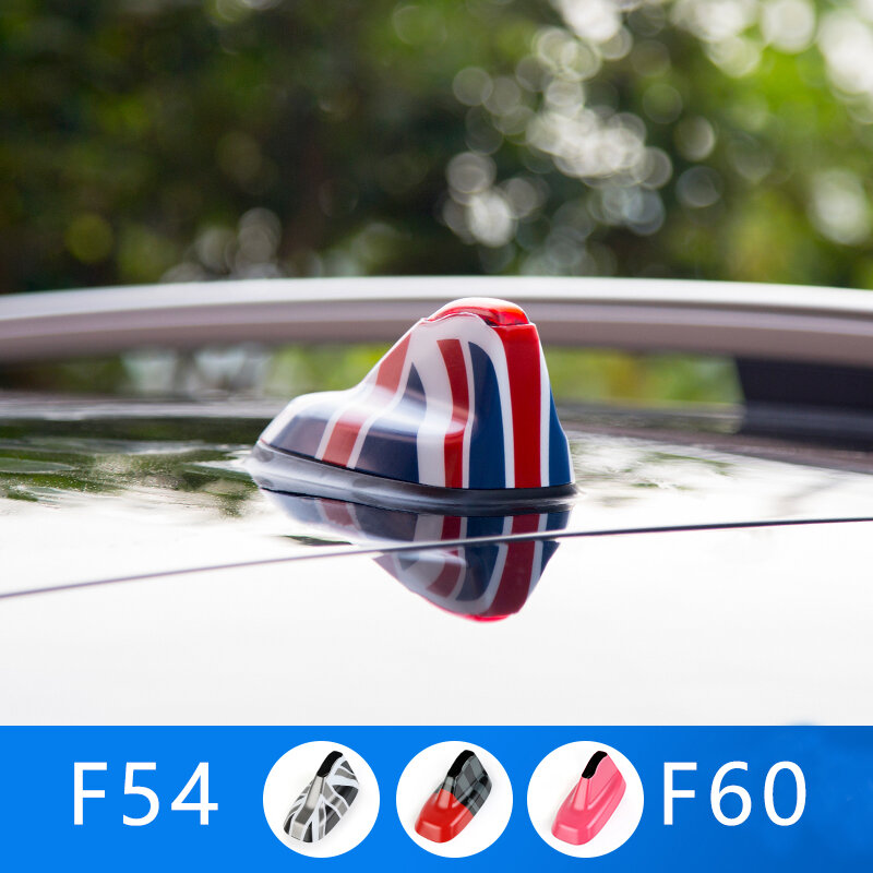 Acessórios do exterior do carro decoração antena base adesivo para bmw mini cooper s um jcw f54 f60 clubman countryman estilo do carro