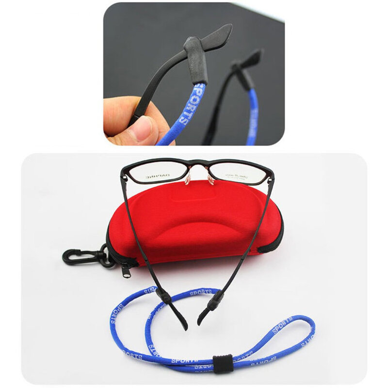 Cordon élastique pour lunettes, ajustable, lanière de cou, cordon de retenue, bande de tête, corde 122