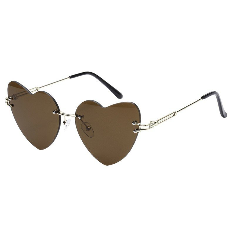 Love Heartแว่นตากันแดดน่ารักเซ็กซี่Retro Cat Eye Vintageราคาถูกดวงอาทิตย์แว่นตาหญิง 2020 ผู้หญิงFrameless Designer