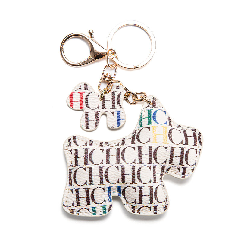 CHCH Fashion Genuine Leather Key Chain Jewelry Chain Hand Bag Hanging Car Key Ring Bag Ornaments Key Fobs Gift