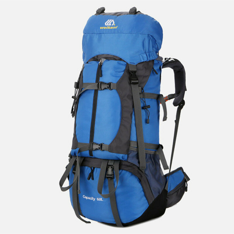 60l esportes ao ar livre mochila montanhismo caminhadas função pacote mochila de acampamento com capa chuva
