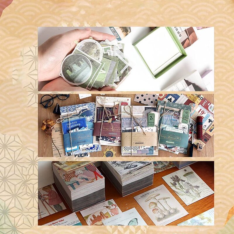 Pegatinas de papelería Kawaii, serie Retro Medieval, diario, Collage, diario, pegatinas decorativas para móvil, álbum de recortes, bricolaje, 90 unids/lote