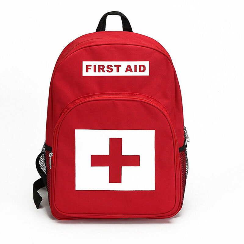 Sac à dos vide de premiers secours, Kit d'escalade de voyage d'aventure en plein air, sac de sauvetage de grande capacité pour fournitures d'urgence