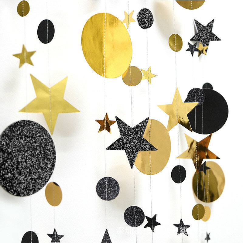 Guirlande suspendue étoiles scintillantes, décorations de noël 4m, ornements pour la maison, nouvel an 2021, 2020