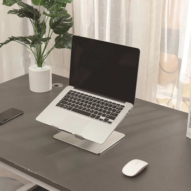 Soporte de escritorio multifuncional para ordenador portátil, marco de montaje ajustable de aleación de aluminio