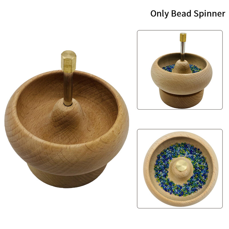 Gelang Perhiasan Kayu Cepat Portabel Solid Mudah Digunakan untuk Kerajinan Manik-manik Spinner Rumah DIY Panduan Pembuatan dengan Jarum Hemat Tenaga Kerja