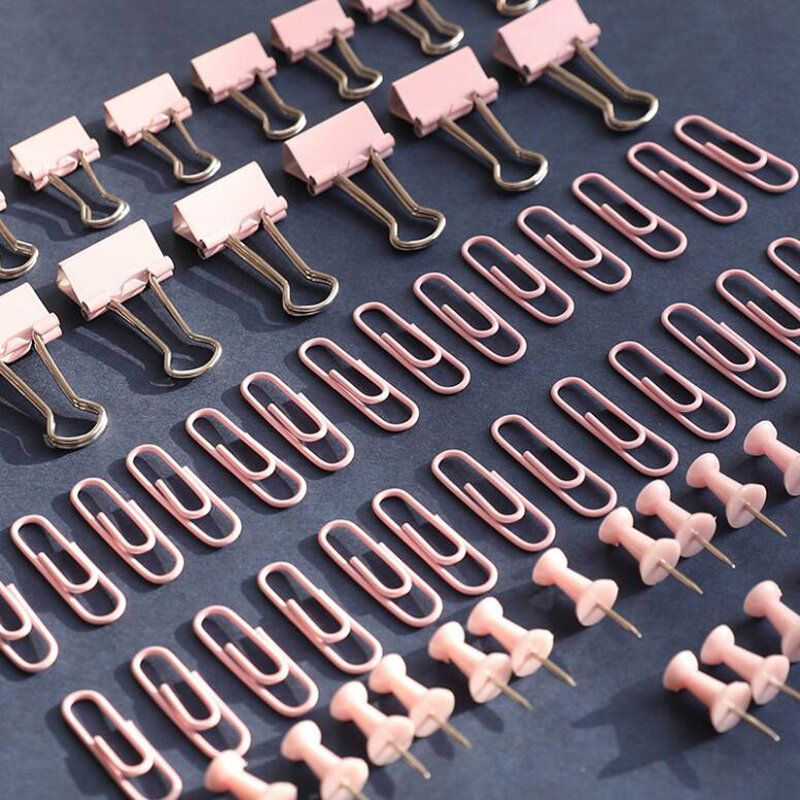 72 pcs/lot Metal Paper Clips Set Nice Quality Clip for Book Stationery School Office Supplies Buy 2 PCS Send Gift