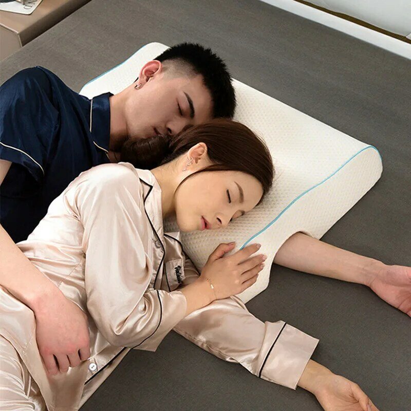 Almohada arqueada para parejas, almohada de espuma viscoelástica de rebote lento para reposabrazos y manos
